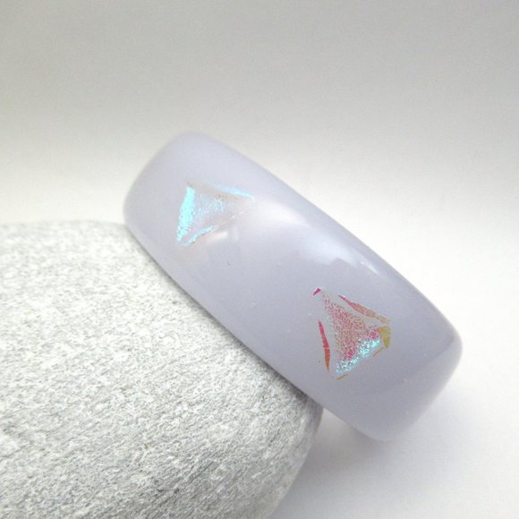 Fused Glass Cuff Bracelet - Picture 1 of 15